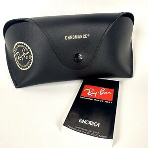 Ray Ban Chromance Black Sunglasses Case Only